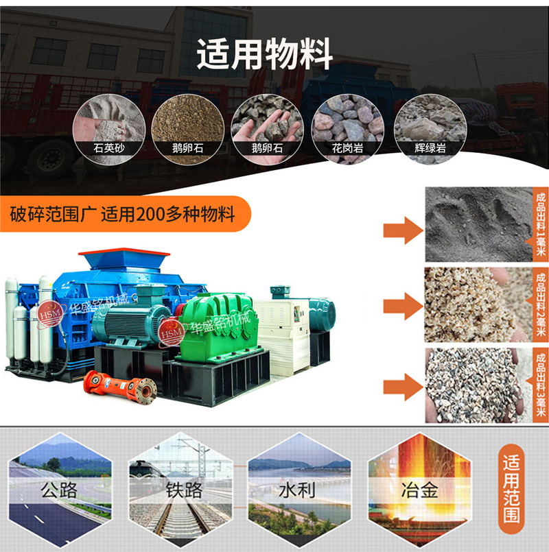 制砂機設備_河南對輥制砂機廠_華盛銘對輥制砂機參數(shù)